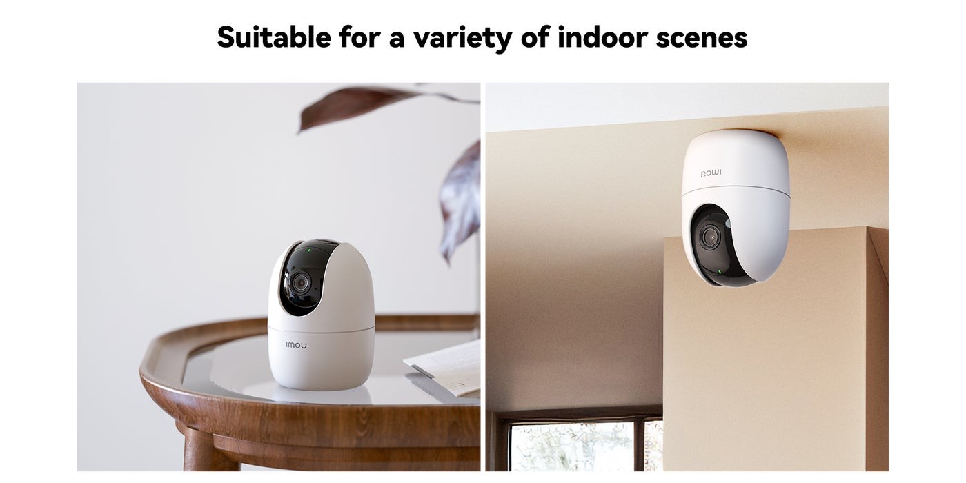 Ranger 2 - 5MP Indoor WiFi Live Cam, 8x Digital Zoom, Motorized Pan and Tilt with 360° Coverage View, Accurate Human and Pet Detection, Smart Night Vision (Up to 10m), Privacy Mode, Smart Tracking, Tw