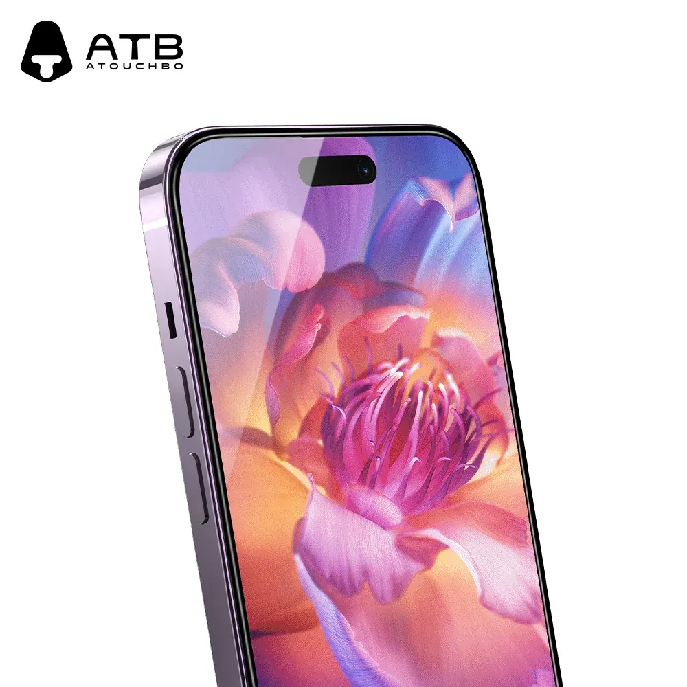 ستيكر حماية شاشة زجاجية سهلة التركيب من ATB/شفاف